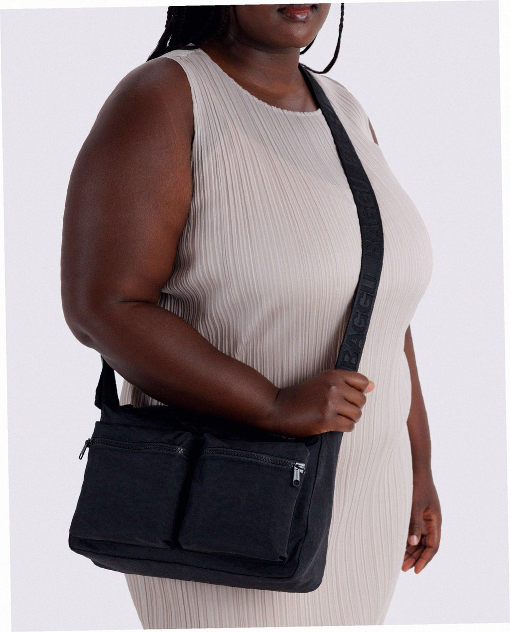 Medium Cargo Crossbody Bag - Black