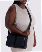 Medium Cargo Crossbody Bag - Black