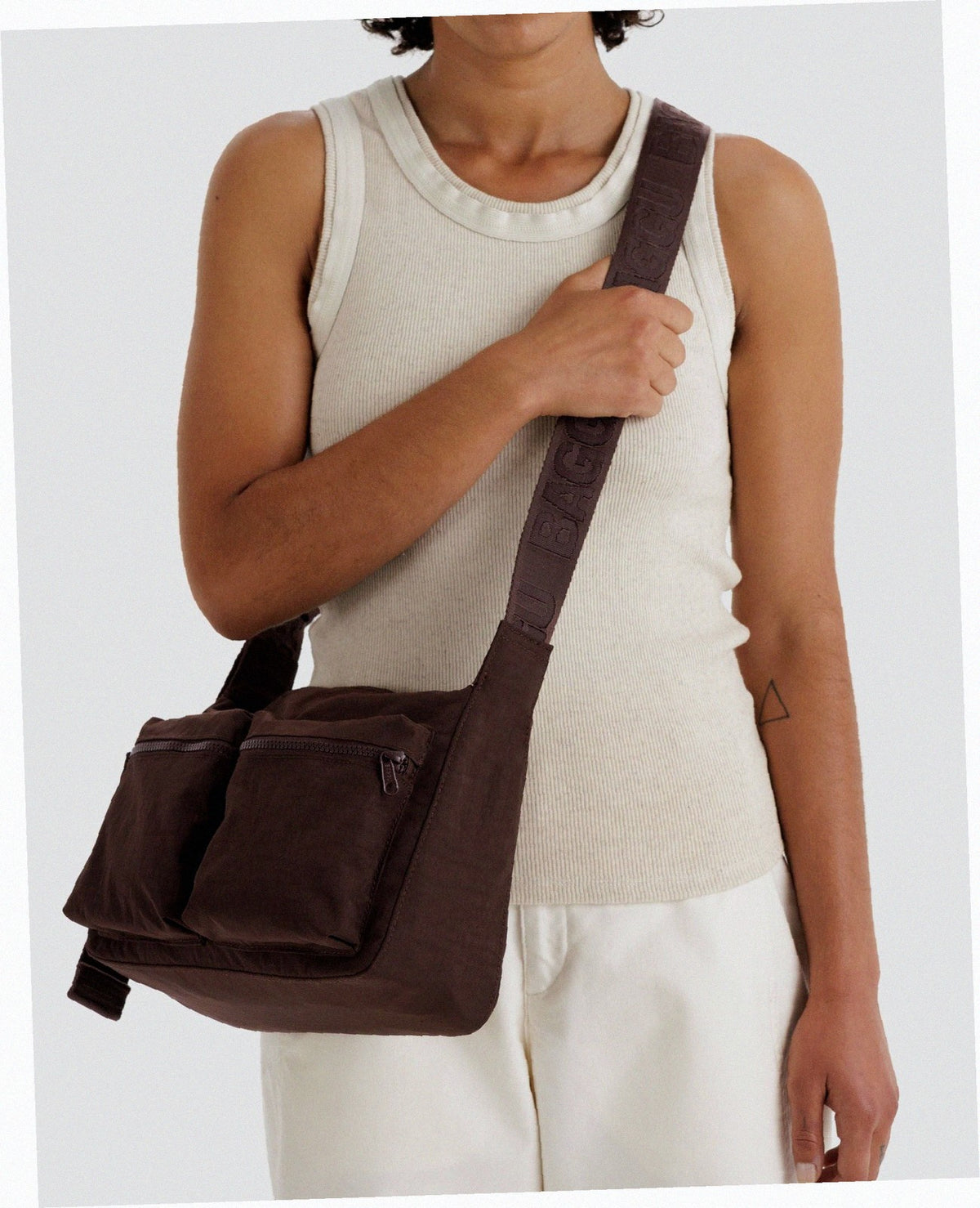 Medium Cargo Crossbody Bag - Coffee