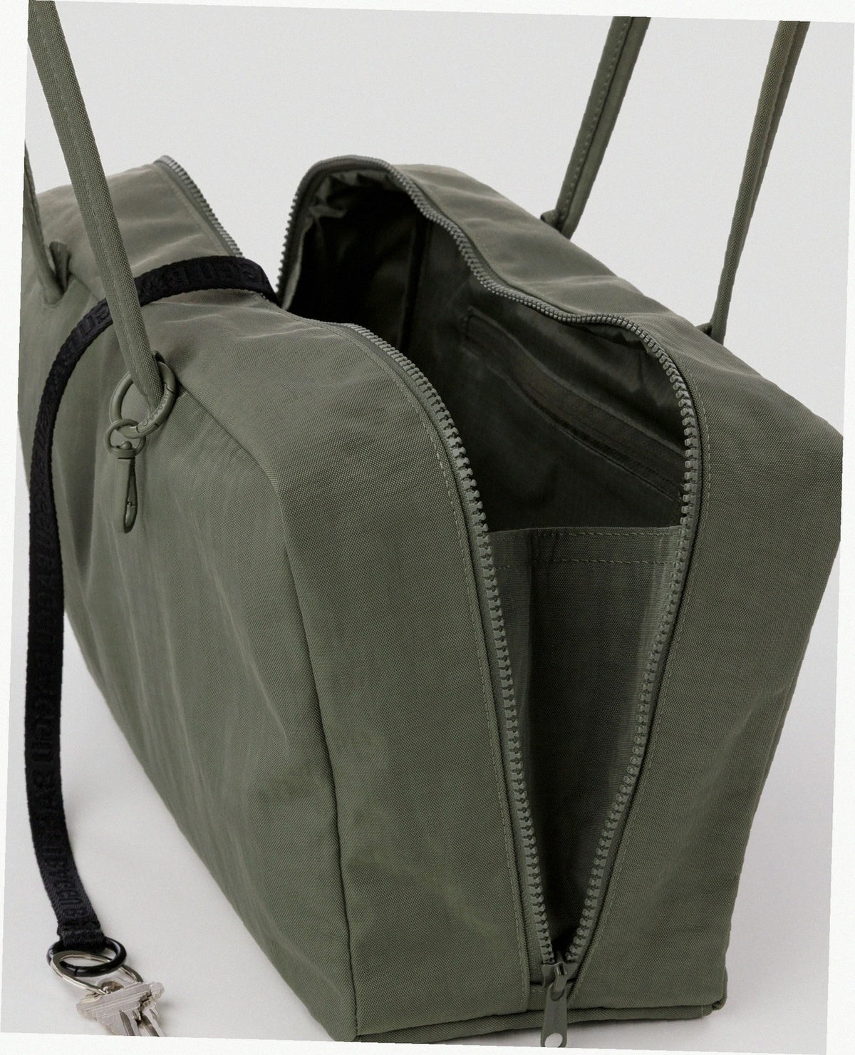 Medium Nylon Bowler Bag - Caper
