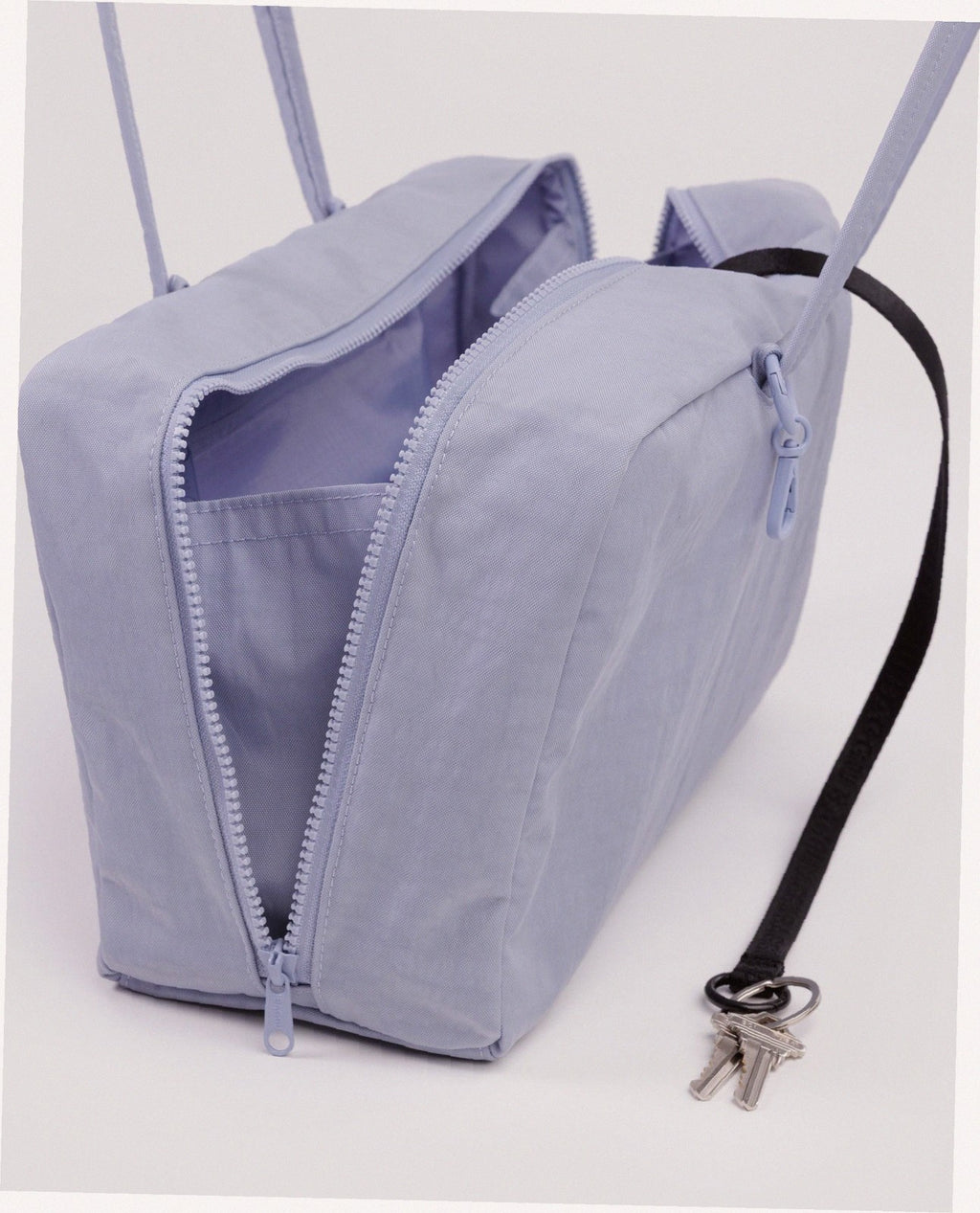 Medium Nylon Bowler Bag - Mist