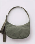Medium Nylon Crescent Shoulder Bag - Caper
