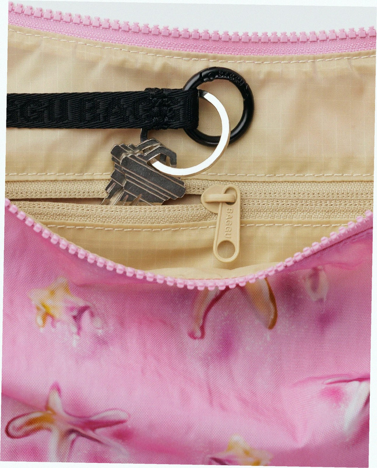 Medium Nylon Crescent Shoulder Bag - Dancing Star