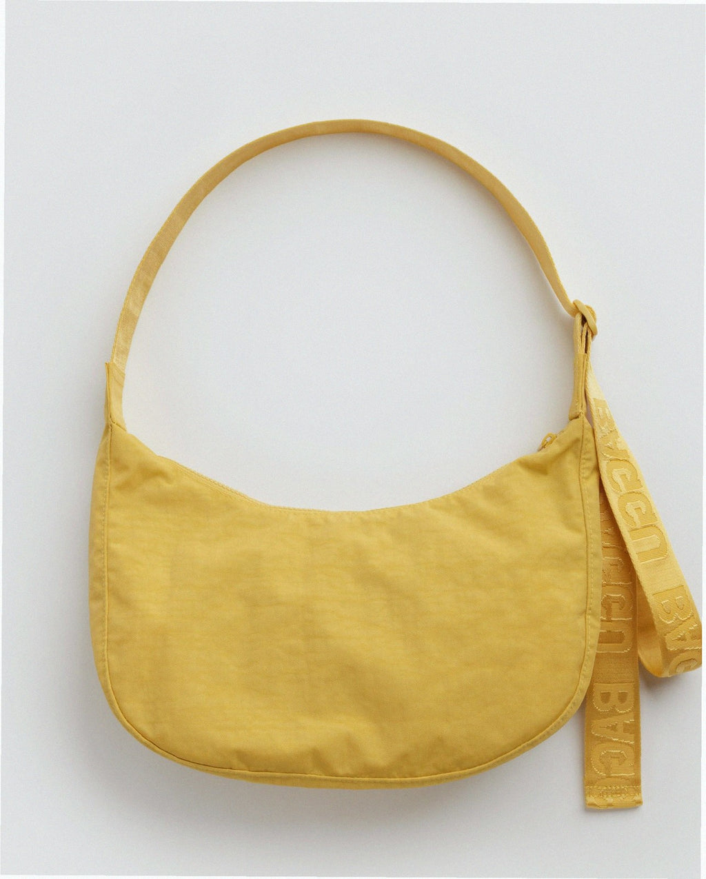 Medium Nylon Crescent Shoulder Bag - Sunflower