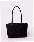 Medium Nylon Reversible Tote - Black Mix