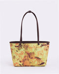 Medium Nylon Reversible Tote - Nasturtiums Ruth Asawa