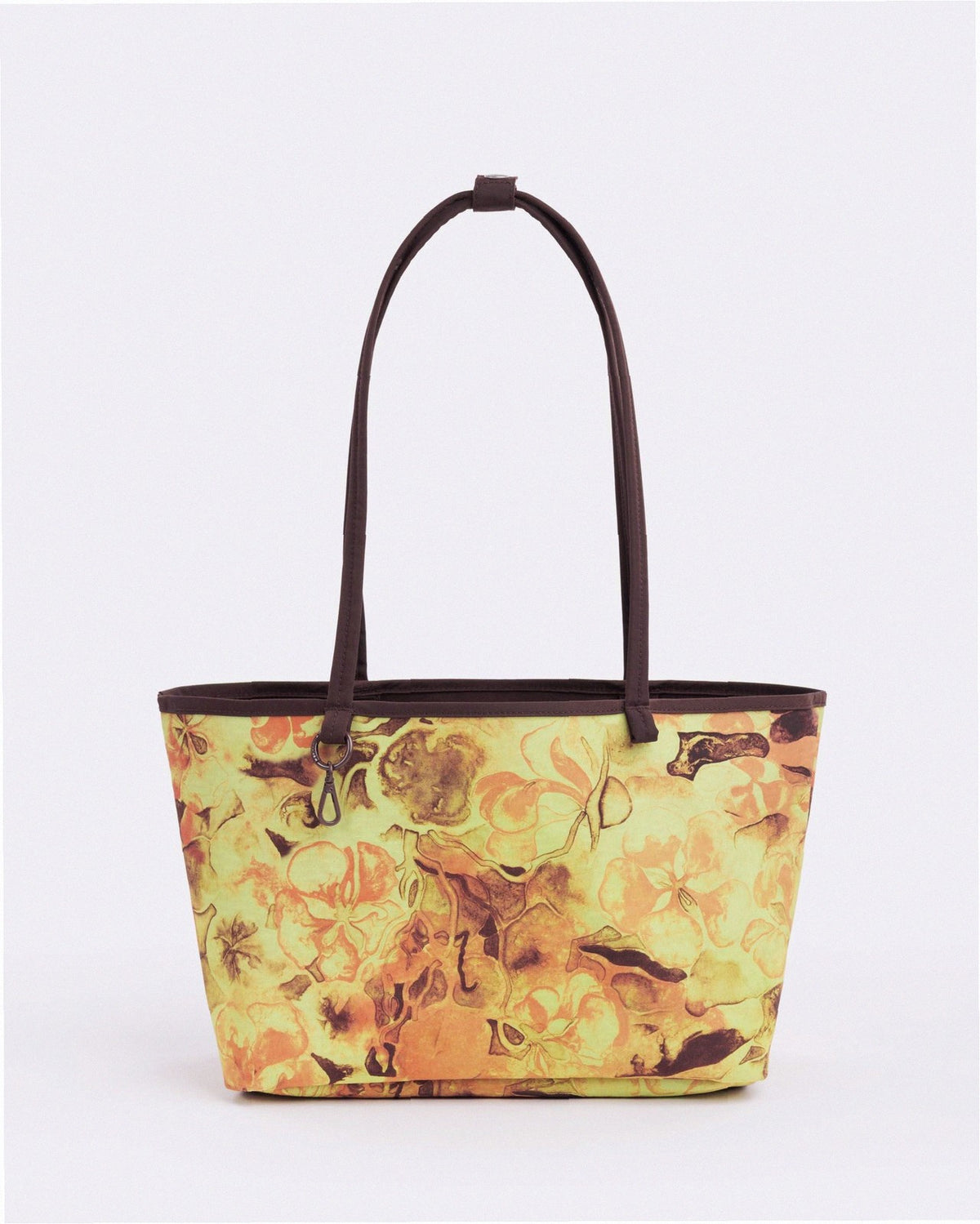 Medium Nylon Reversible Tote - Nasturtiums Ruth Asawa