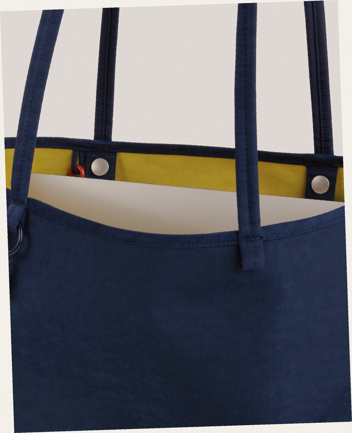 Medium Nylon Reversible Tote - Navy Mix