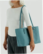 Medium Nylon Reversible Tote - Water Lilies Claude Monet
