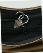 Recycled Leather Flat Crescent - Dune