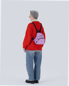Mini Nylon Backpack - Peony