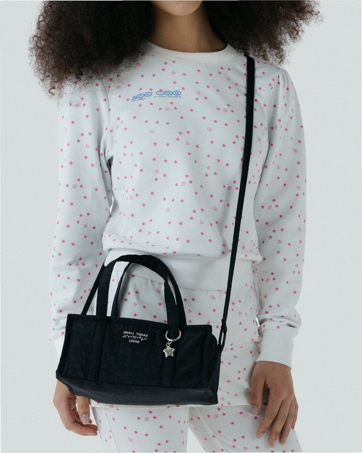 Mini Nylon Market Bag - Black
