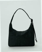 Mini Nylon Shoulder Bag - Black