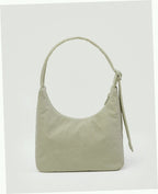 Mini Nylon Shoulder Bag - Celadon