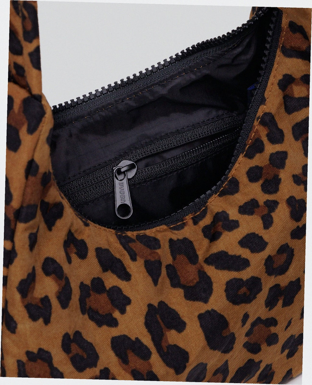 Mini Nylon Shoulder Bag - Leopard