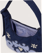Mini Nylon Shoulder Bag - Western Appliqué