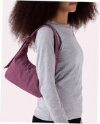 Mini Nylon Shoulder Bag - Wild Plum