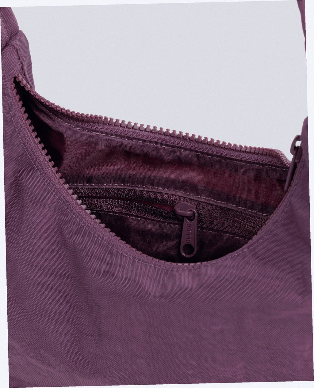 Mini Nylon Shoulder Bag - Wild Plum