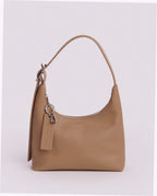 Mini Recycled Leather Shoulder Bag - Dune