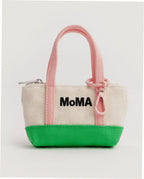 MOMA Tote Charm - Pink Green