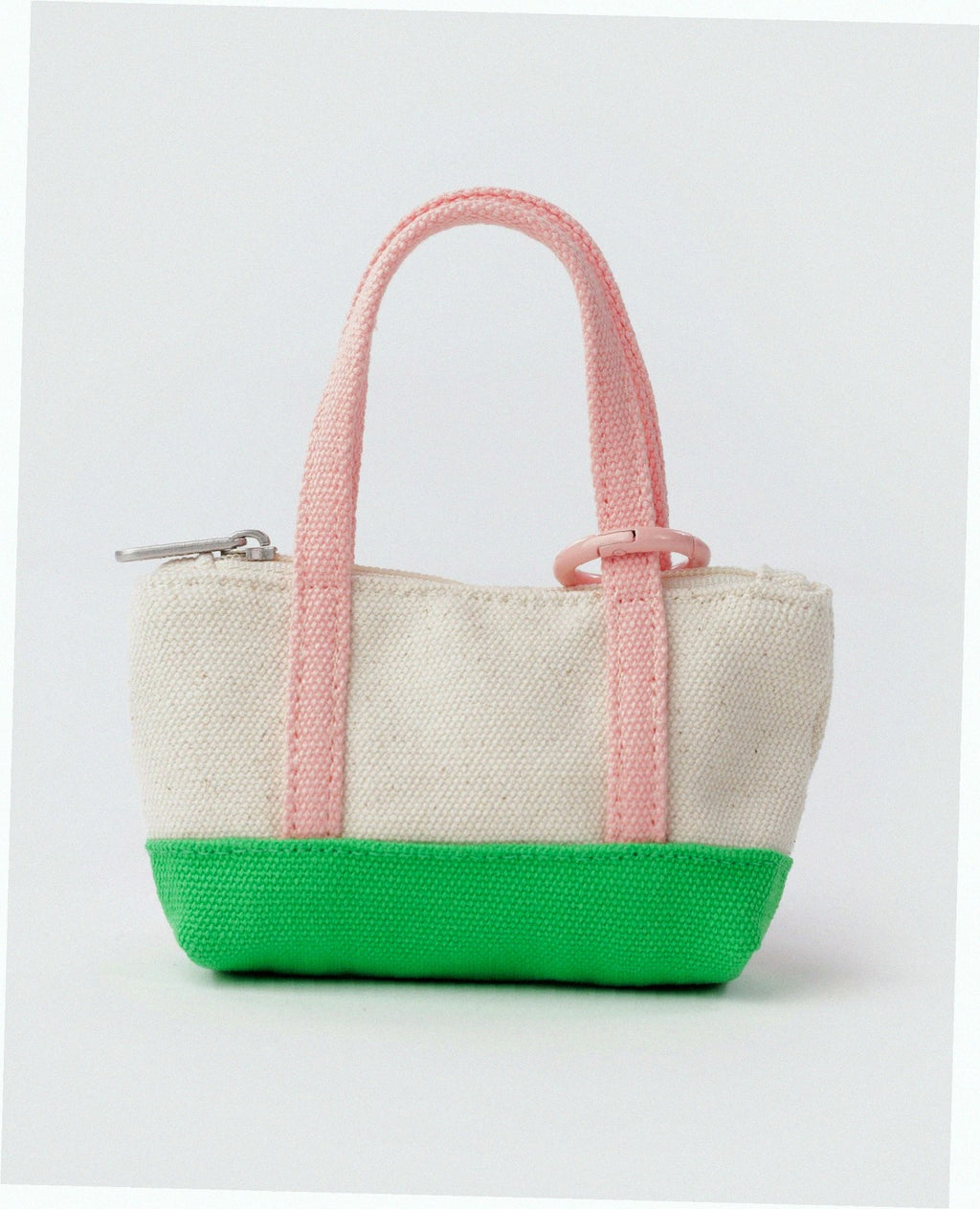 MOMA Tote Charm - Pink Green