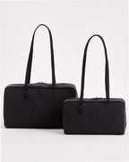 Nylon Bowler Bag - Black
