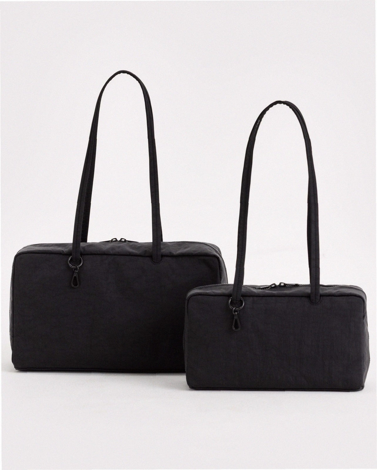 Nylon Bowler Bag - Black