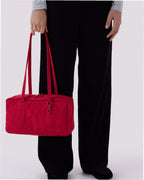 Nylon Bowler Bag - Cherry
