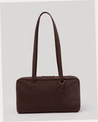 Nylon Bowler Bag - Coffee