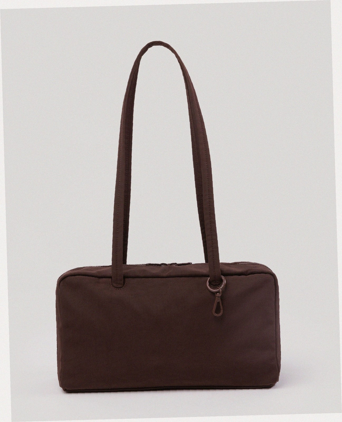 Nylon Bowler Bag - Coffee