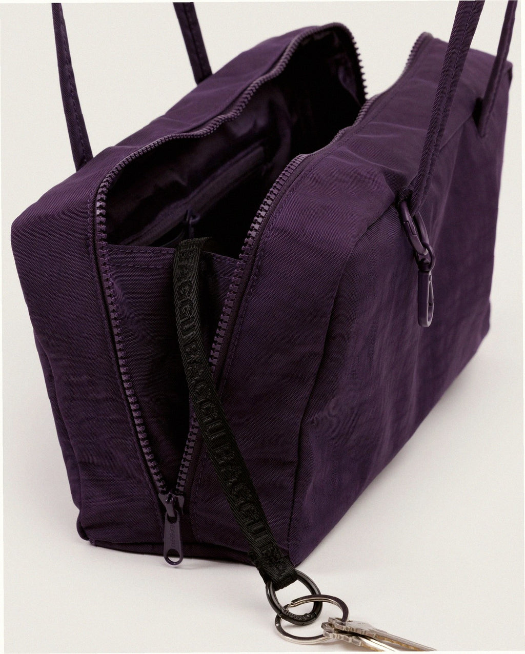 Nylon Bowler Bag - Fig