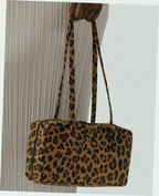 Nylon Bowler Bag - Leopard