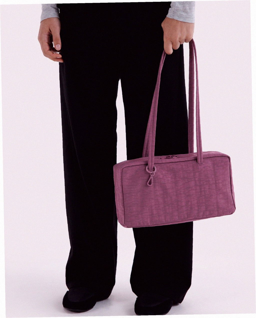 Nylon Bowler Bag - Wild Plum