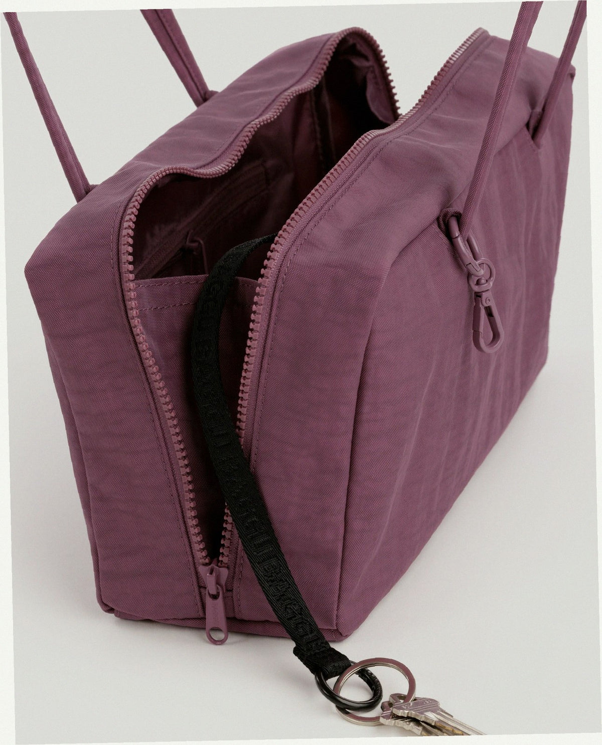 Nylon Bowler Bag - Wild Plum
