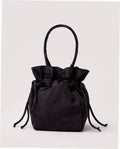 Nylon Drawstring Bag - Black