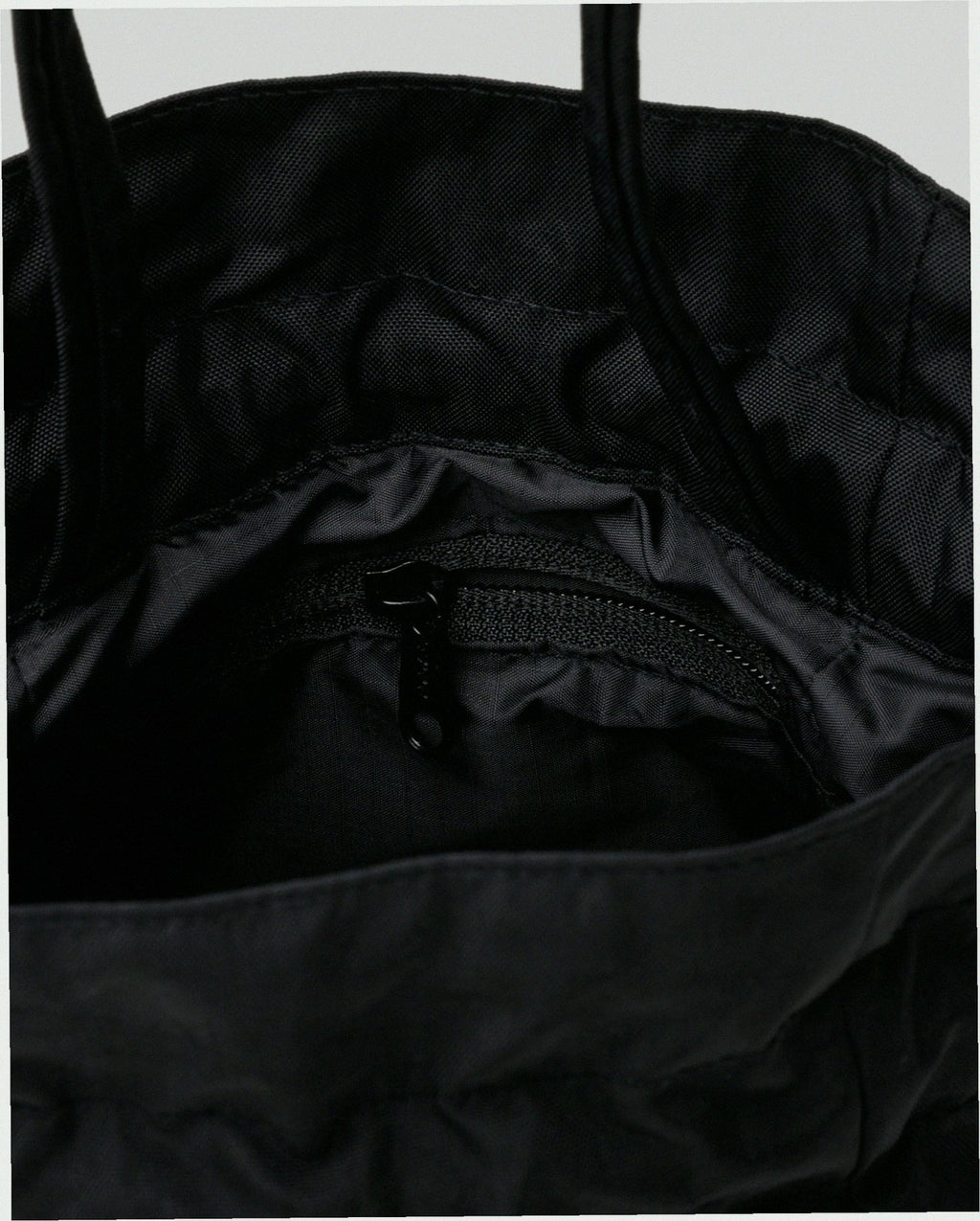 Nylon Drawstring Bag - Black
