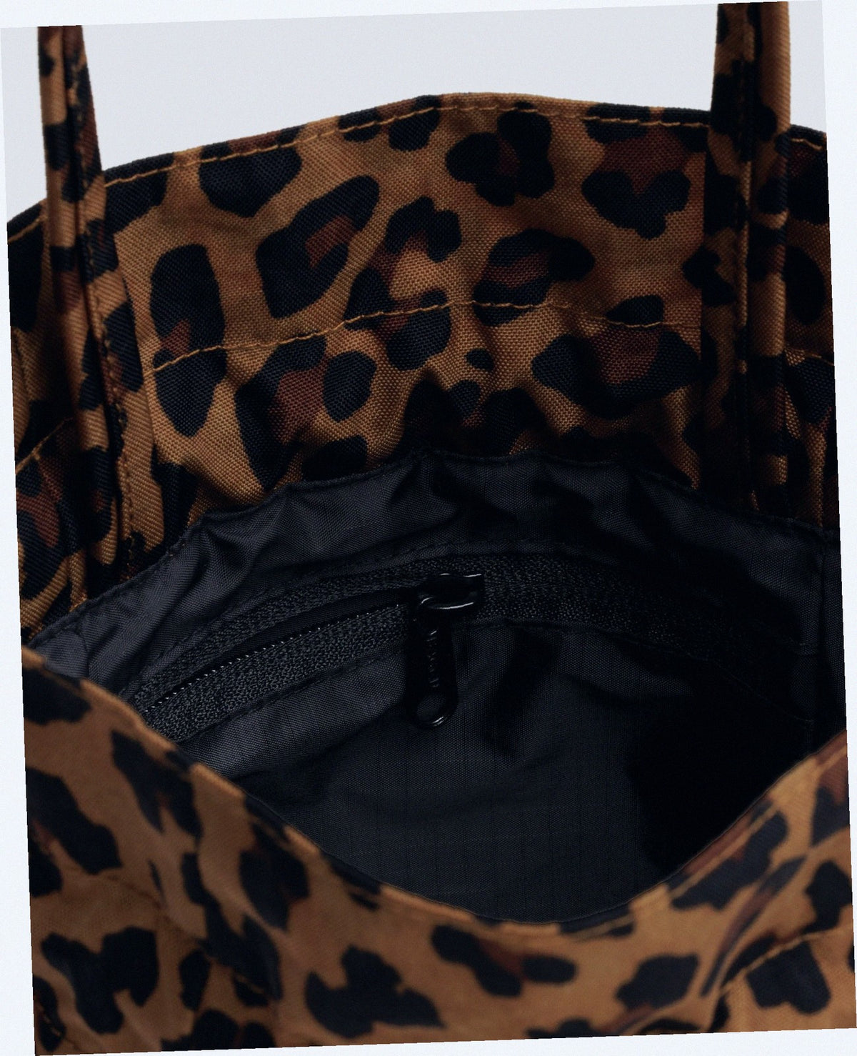 Nylon Drawstring Bag - Leopard