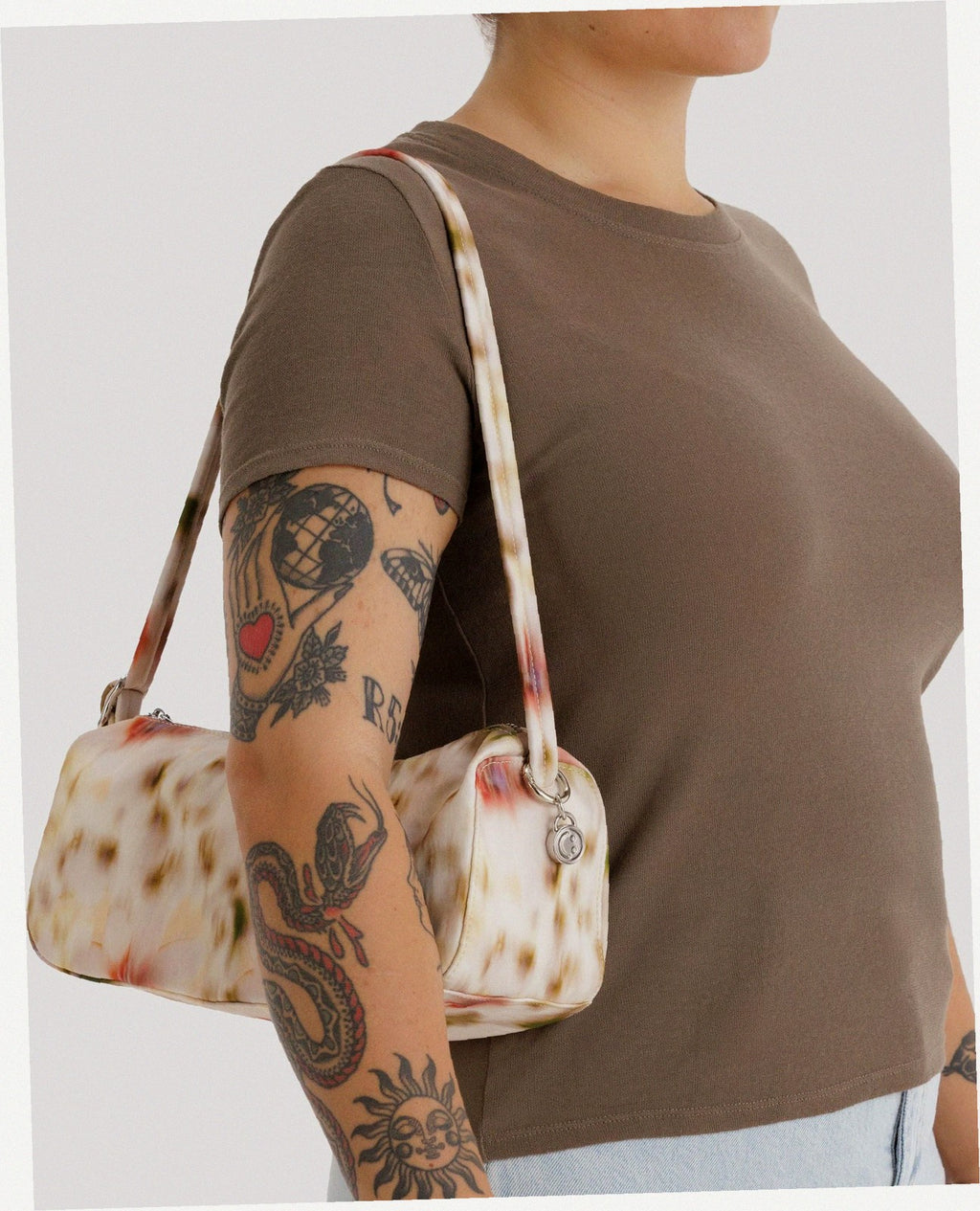 Nylon Loaf Bag - Abstract Floral