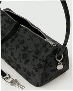 Nylon Loaf Bag - Charcoal Ditsy Floral