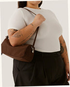 Nylon Loaf Bag - Coffee