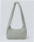 Nylon Meringue Bag - Sage Stripe