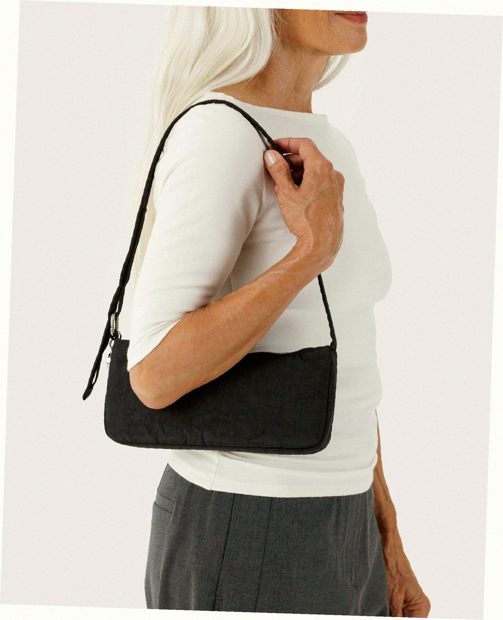Nylon Pochette - Black