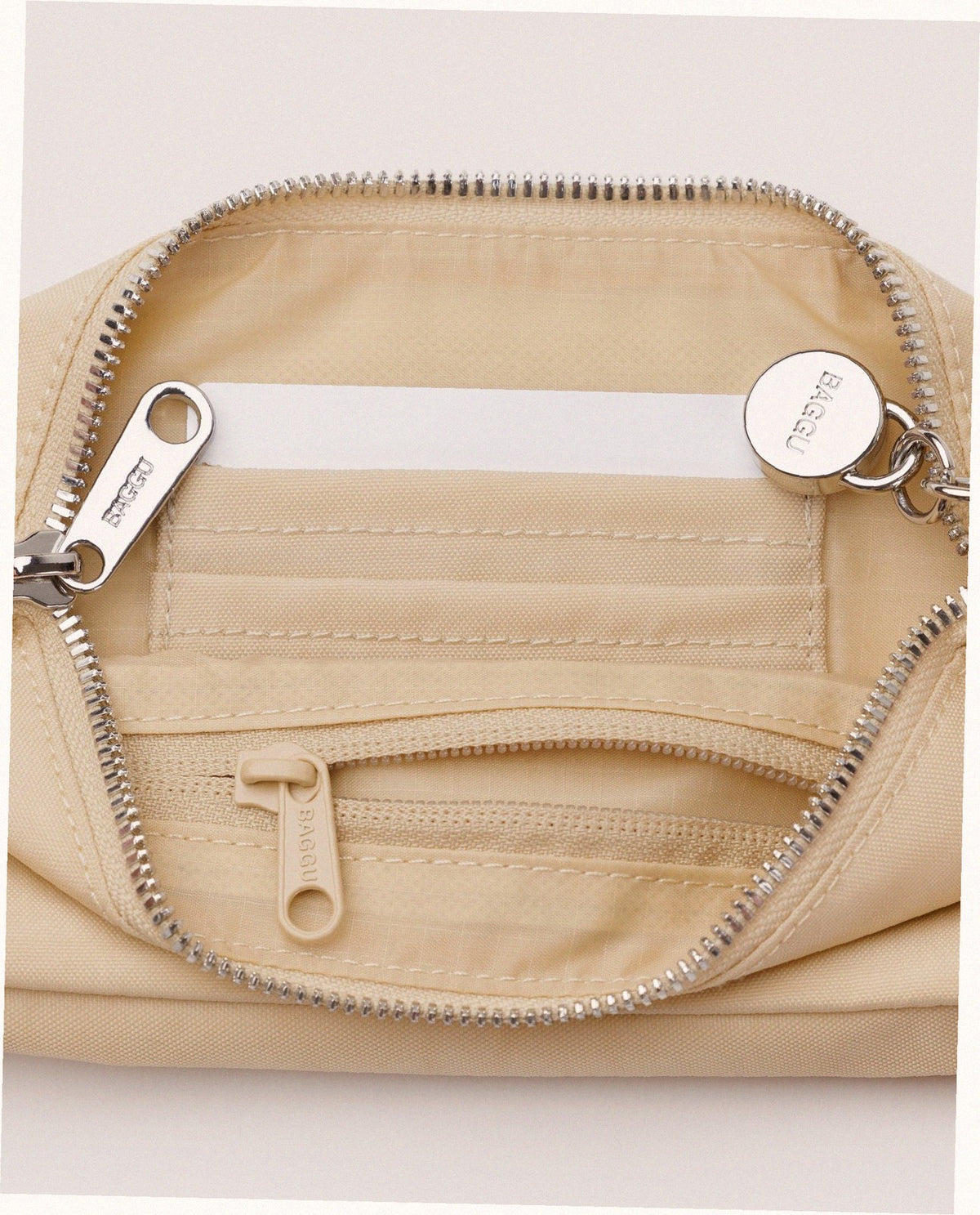 Nylon Pochette - Custard