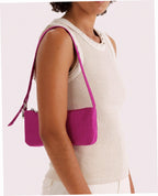 Nylon Pochette - Deep Fuchsia