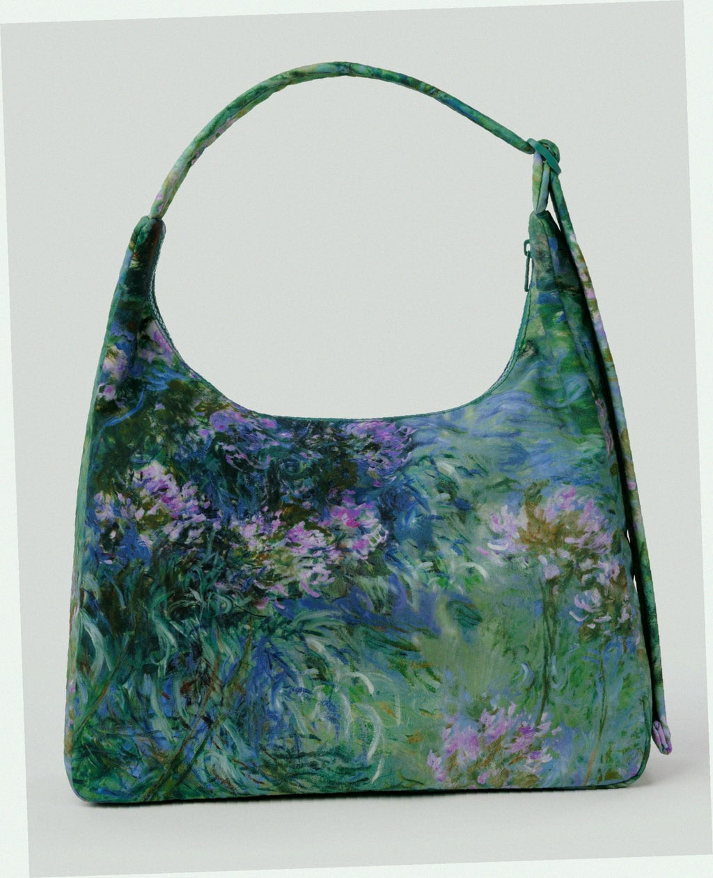 Nylon Shoulder Bag - Agapanthus Claude Monet