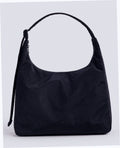 Nylon Shoulder Bag - Black