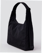 Nylon Shoulder Bag - Black