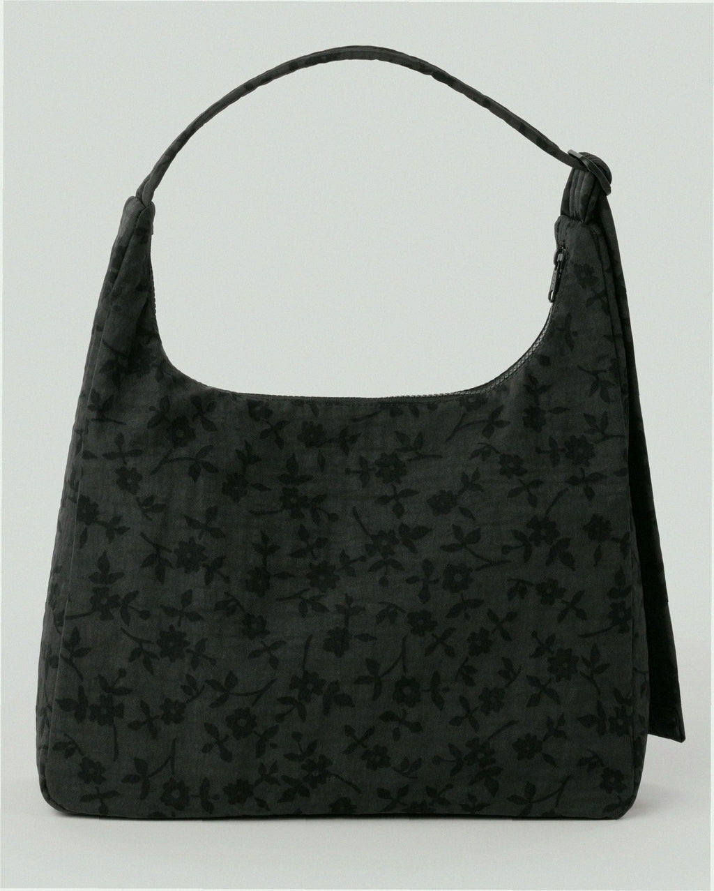 Nylon Shoulder Bag - Charcoal Ditsy Floral