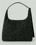 Nylon Shoulder Bag - Charcoal Ditsy Floral