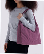 Nylon Shoulder Bag - Wild Plum